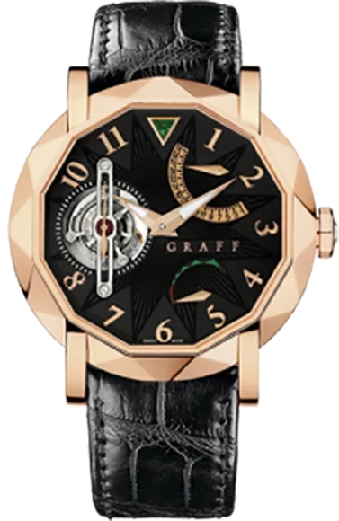 Graff Mastergraff Tourbillon 18K Rose Gold Men's Watch