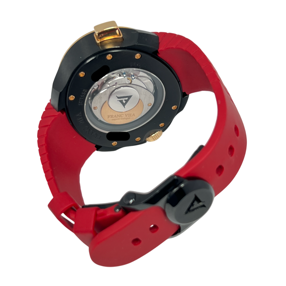 Franc Vila Cobra Super Sonico 5 Minutes Repeater 18K Rose Gold & PVD Titanium Men's Watch