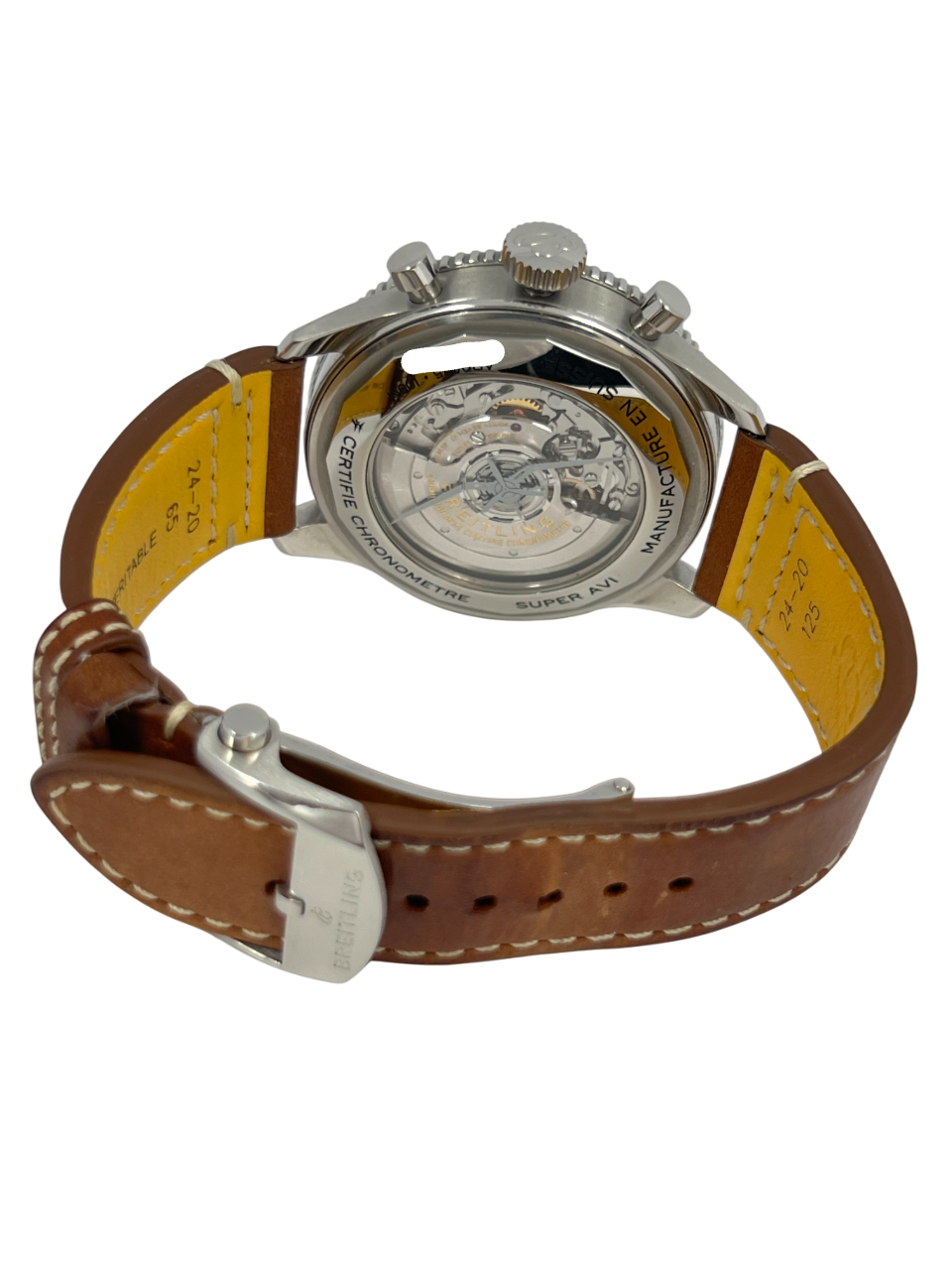 Breitling Super AVI Chronograph Stainless Steel Men's Watch