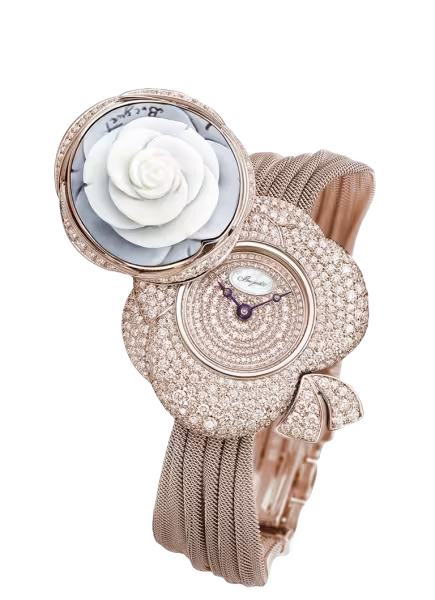 Breguet High Jewellery Floral 18K Rose Gold & Diamonds Lady's Watch