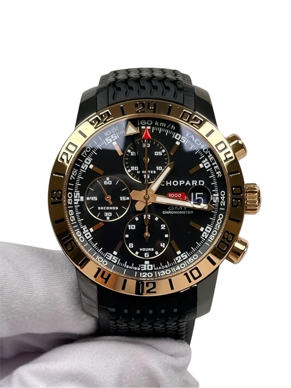 Chopard Mille Miglia GMT Chrono 18K Yellow Gold & Stainless Steel Men's Watch