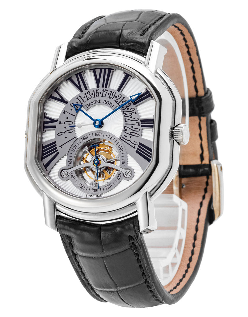 Daniel Roth Masters Tourbillon Retrograde Date 18K White Gold Men's ...