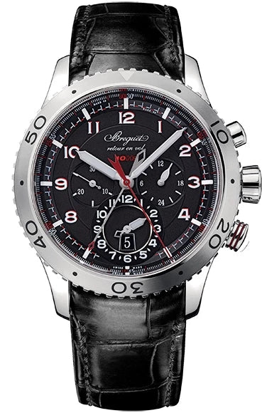Breguet Type XXI GMT Flyback Chronograph Stainless Steel Men's Watch