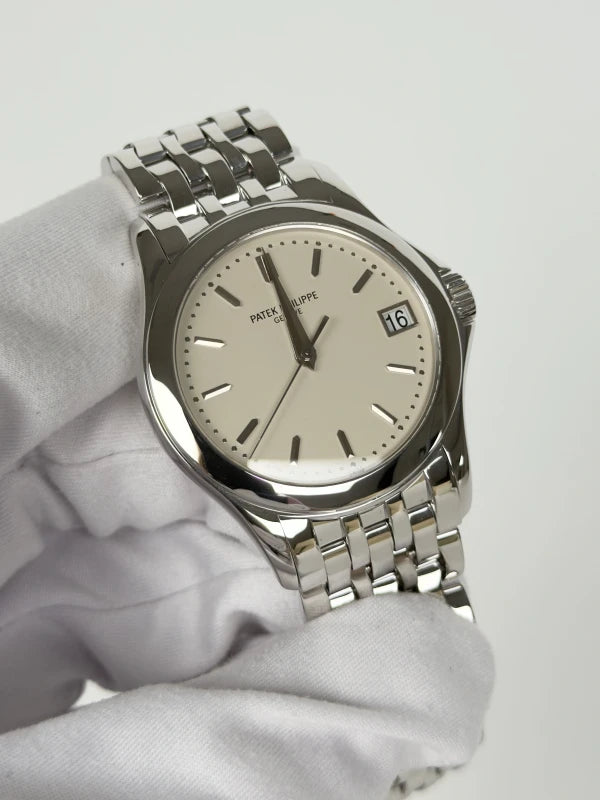 Patek Philippe Calatrava Vintage 18k White Gold Men's Watch