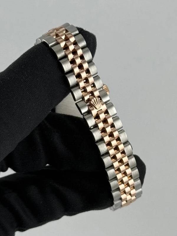 Rolex Datejust 28 Stainless Steel & 18k Everose Gold Ladies Watch