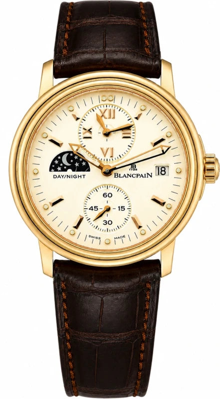Blancpain Léman Dual Time Limited Edition 18k Rose Gold Men's Watch 2160 3642 53