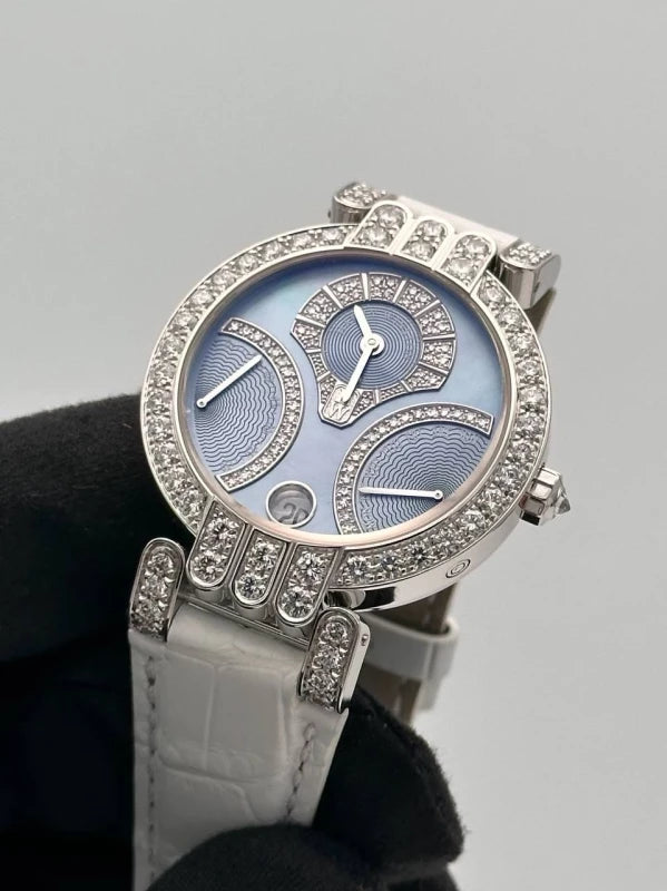 Harry Winston Premier 18K White Gold & Diamonds Ladies Watch