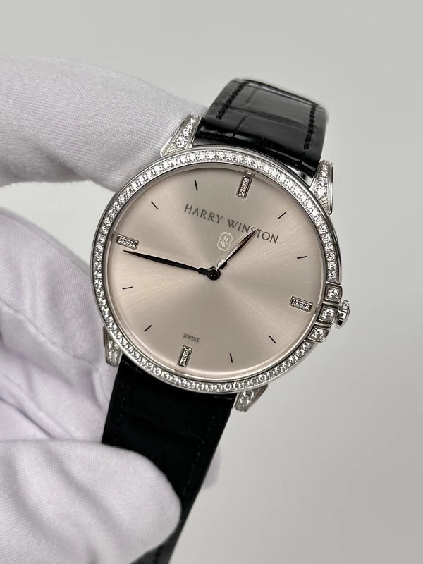 Harry Winston Midnight 18K White Gold & Diamonds Ladies Watch