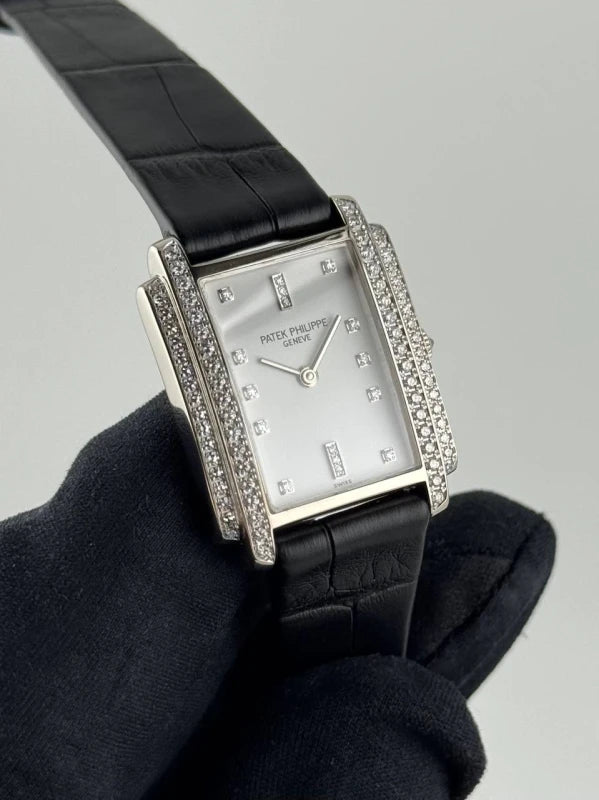 Patek Philippe Gondolo 18K White Gold & Diamonds Lady's Watch