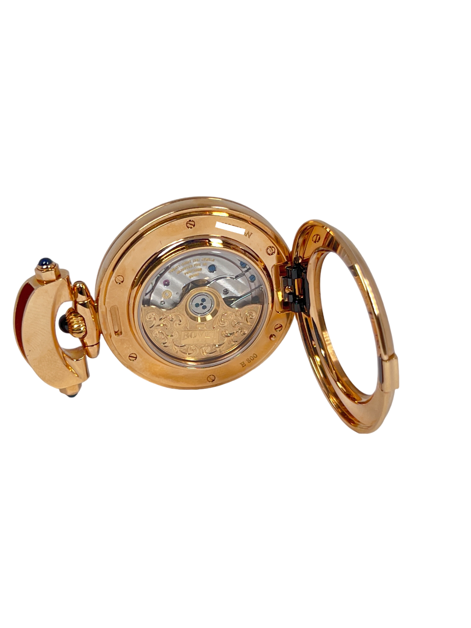 Bovet Fleurier 18k Rose Gold Unisex Watch