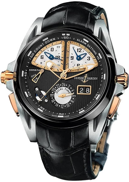 Ulysse Nardin Sonata Streamline Rose Gold, Titanium & Ceramic Men's Watch