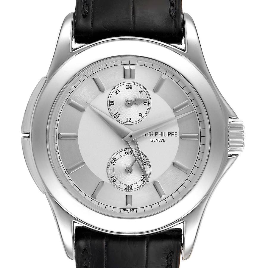 Patek Philippe Calatrava Travel Time Platinum Men’s Watch