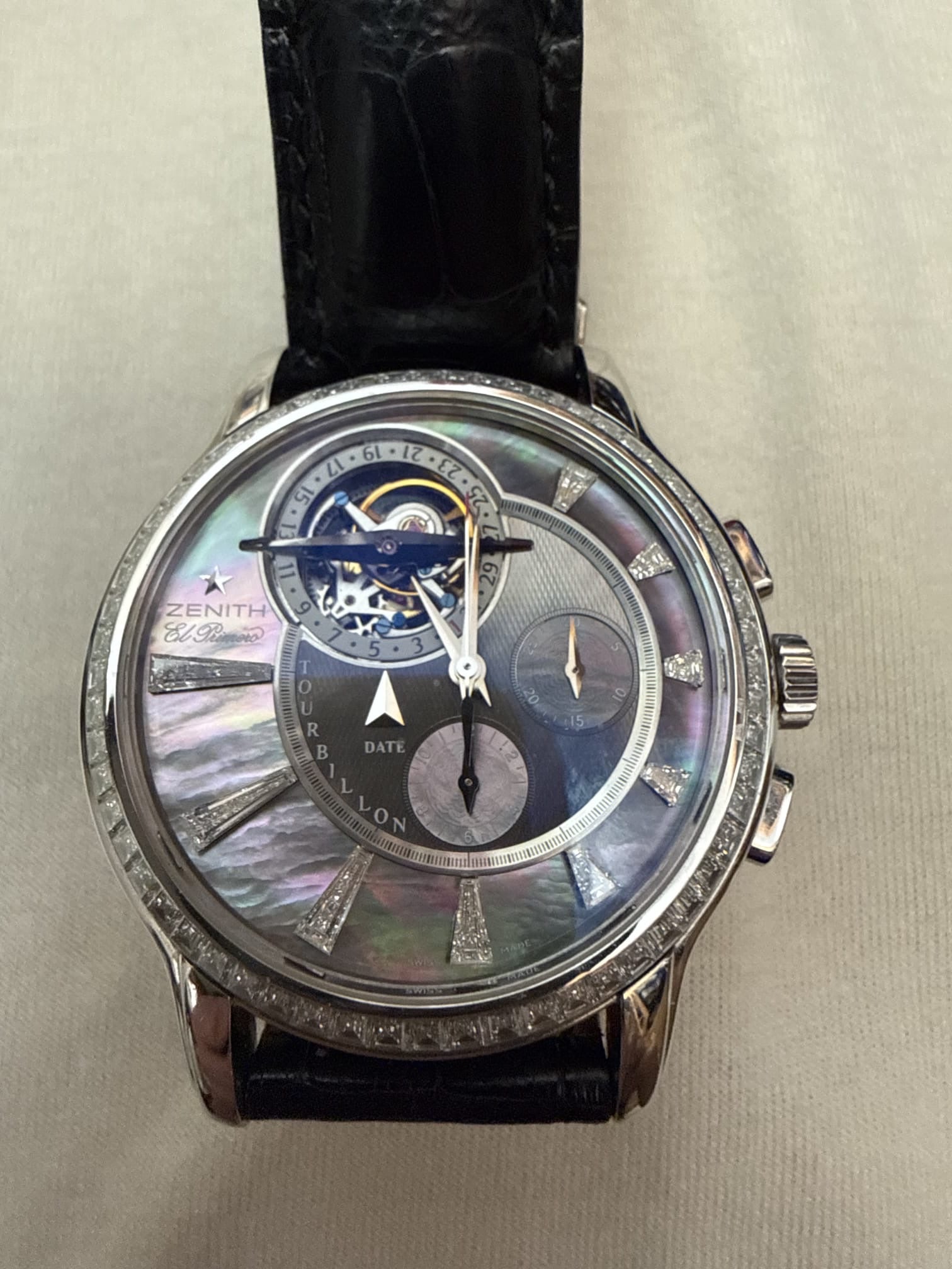 Zenith Academy Tourbillon Chronograph Platinum Men's Watch