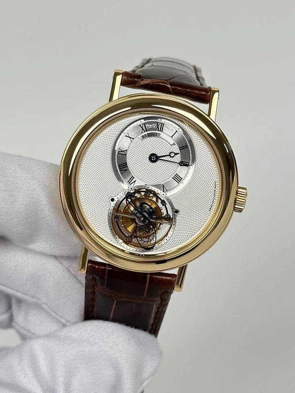 Breguet Tourbillon Classique 18K Yellow Gold Mens Watch