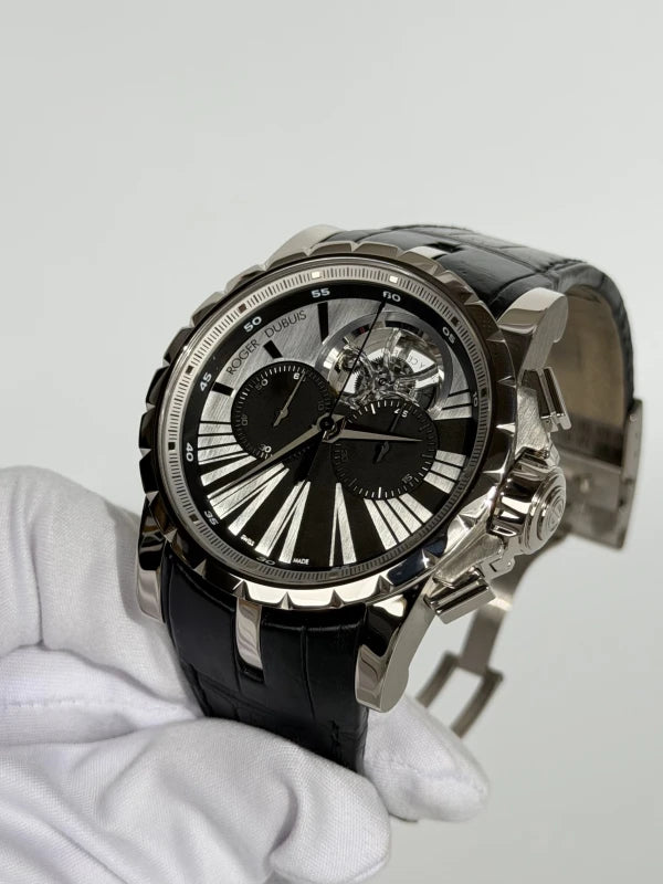 Roger Dubuis Excalibur Chronograph 18K White Gold Men's Watch