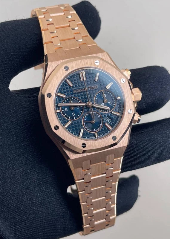 Audemars Piguet Royal Oak Selfwinding Chronograph 18K Rose Gold Men's Watch