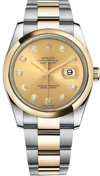 Rolex Date Just 36 18K Yellow Gold Men's Watch