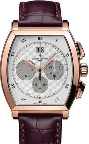 Vacheron Constantin Malte Tonneau Chronograph 18K Rose Gold Men's Watch