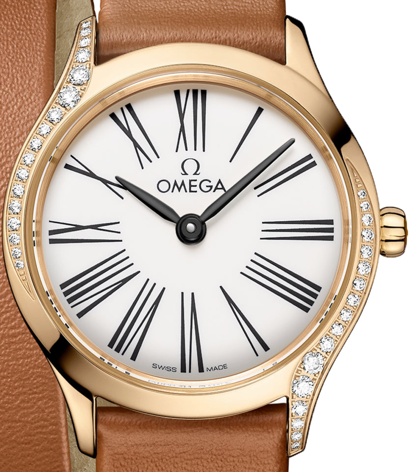 Omega De ville Mini Trésor 18K Moonshine™ Gold & Diamonds Lady's Watch