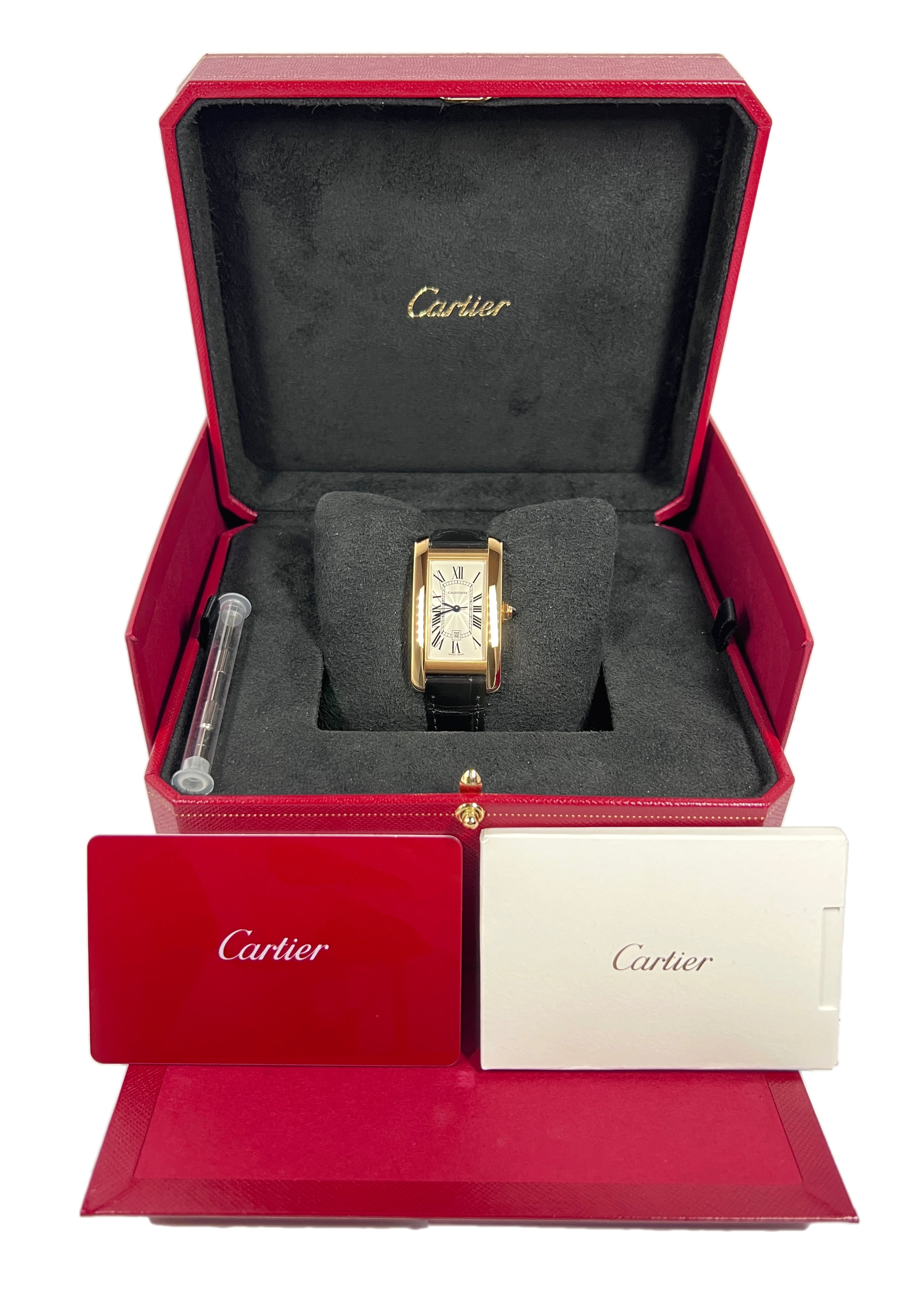 Cartier Tank Yellow Gold Men's Watch