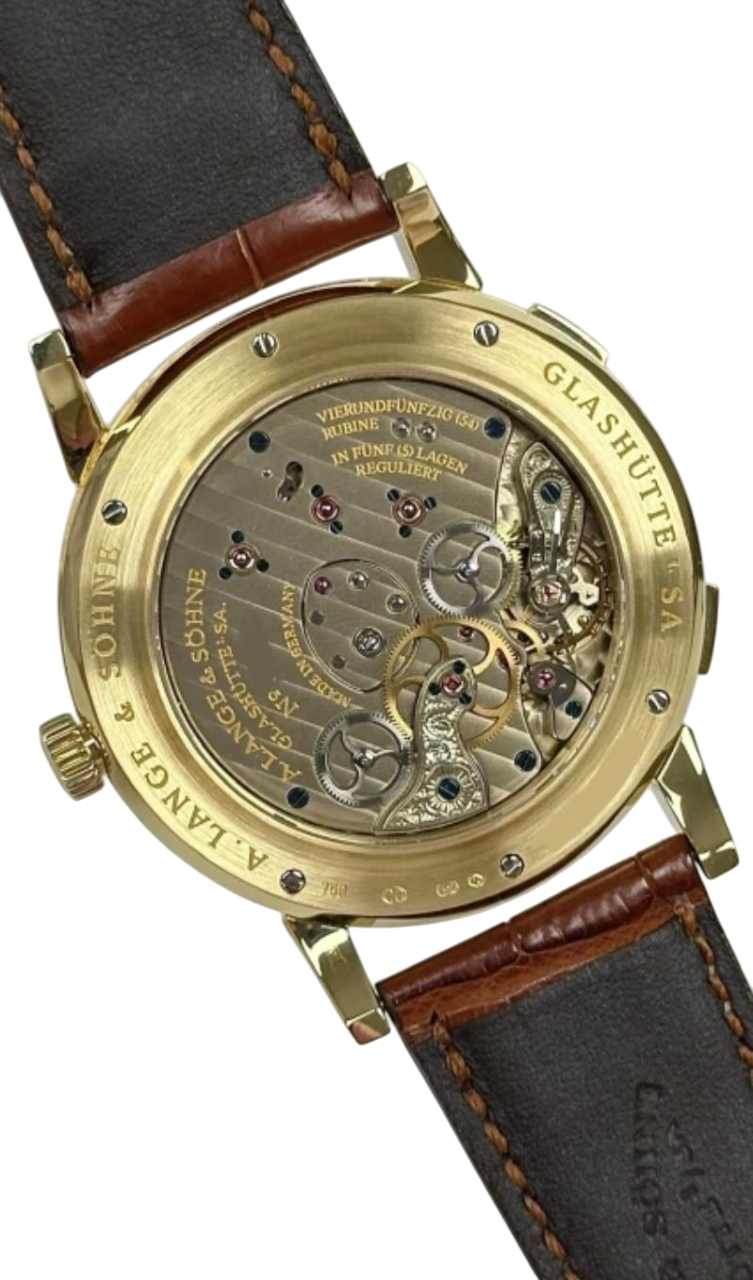 A. Lange & Söhne Lange 1 Time Zone 18K Yellow Gold Men’s Watch