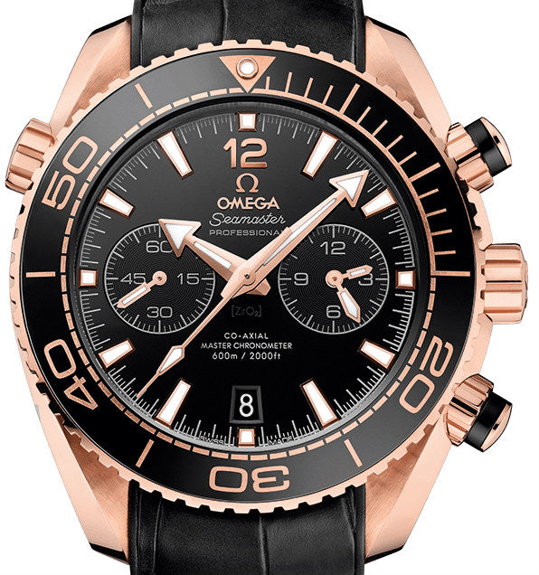 Omega Seamaster Planeta Ocean Chronograph 18K Sedna™ gold & Ceramic Men's Watch