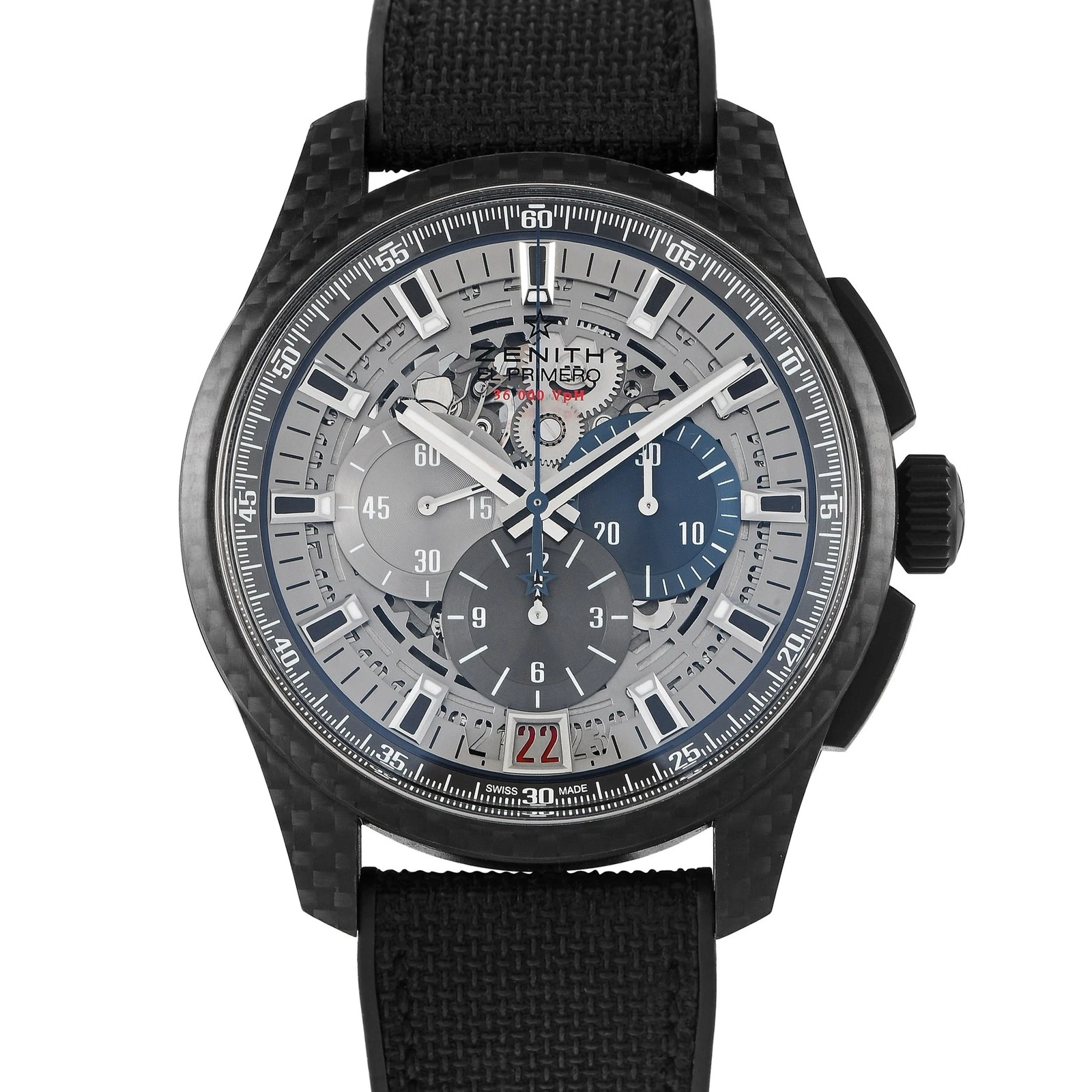 Zenith El Primero Lightweight Aluminum & Carbon Men's Watch