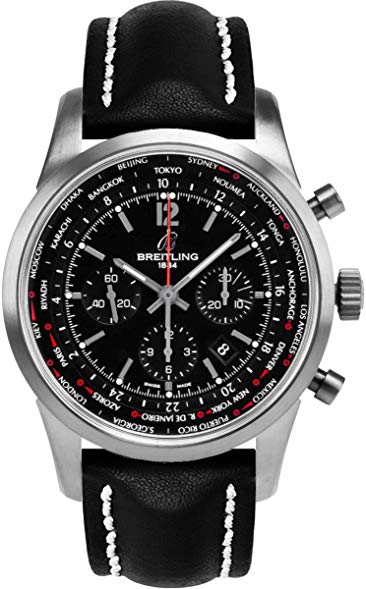 Breitling Transocean Chronograph Unitime Stainless steel Men's Watch