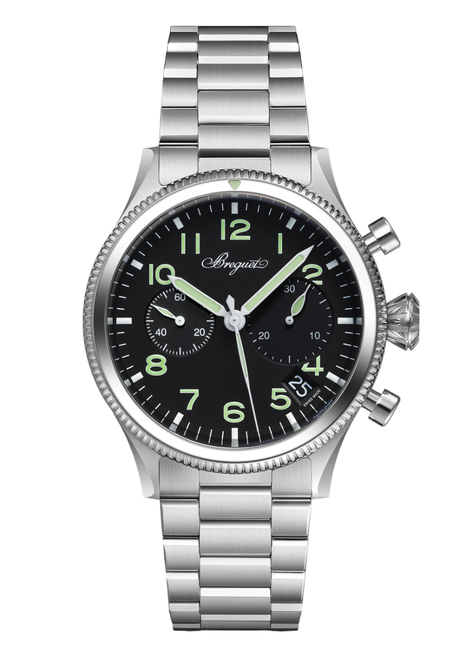 Breguet Type XX Chronograph Stainless Steel Men's Watch