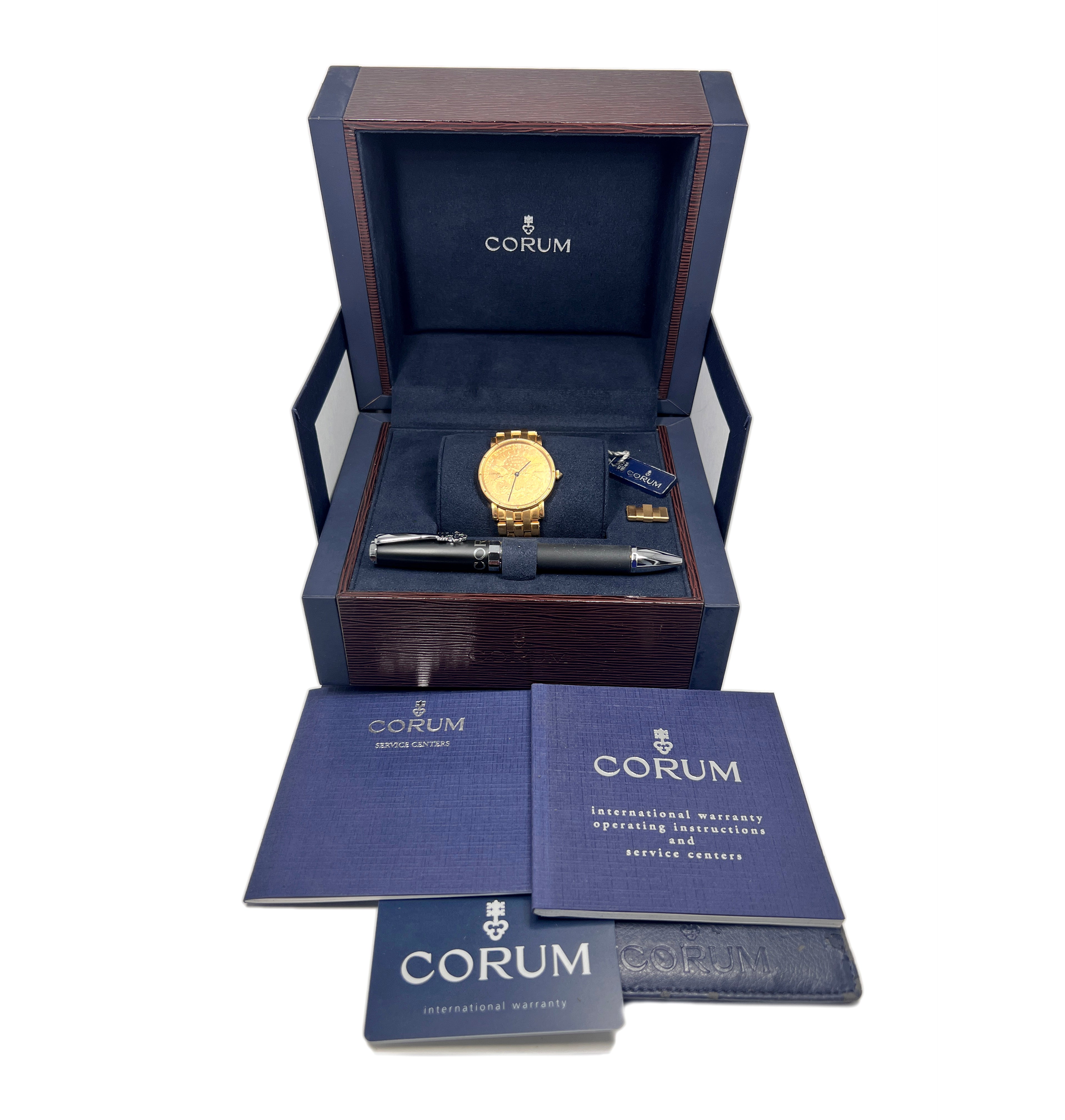 Corum Heritage Artisans Coin 18K Yellow Gold Men's Watch