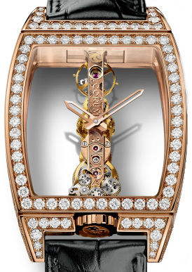 Corum Golden Bridge 18K Rose Gold & Diamonds Unisex Watch