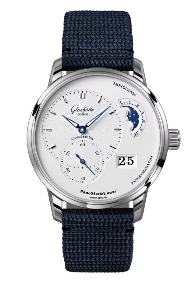 Glashutte Original Pano Matic Lunar Stainless steel Men's Watch