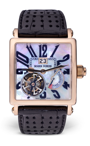 Roger Dubuis Golden Square Tourbillon 18K Rose Gold Men's Watch