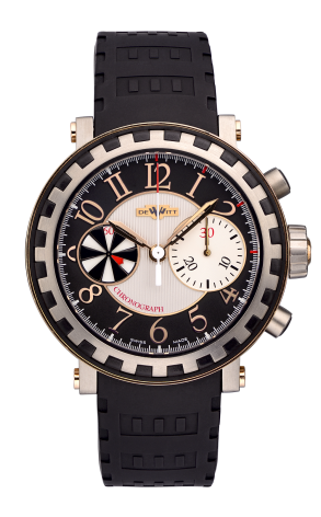 DeWitt Academia Chronographe Sequentiel 18K Rose Gold & Titanium Men's Watch