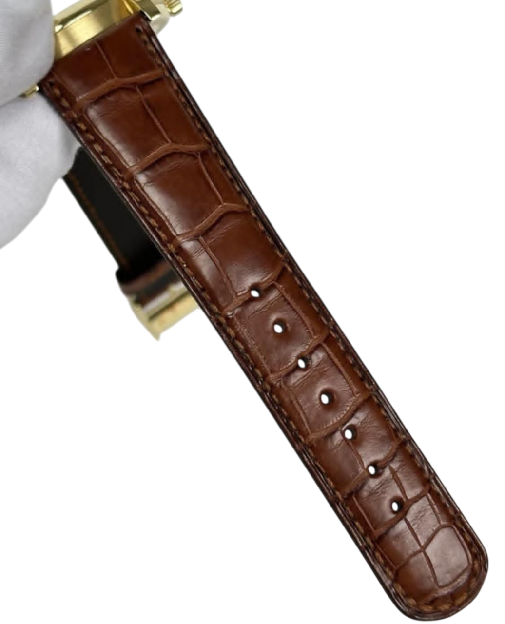 A. LANGE & SÖHNE 純正クロコベルト 18×16 ダークブラウン A A. LANGE & SÖHNE 純正クロコベルト 18×16 ダークブラウン A