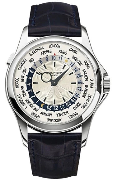 Patek Philippe Complications World Time 18K White Gold Men's Watch