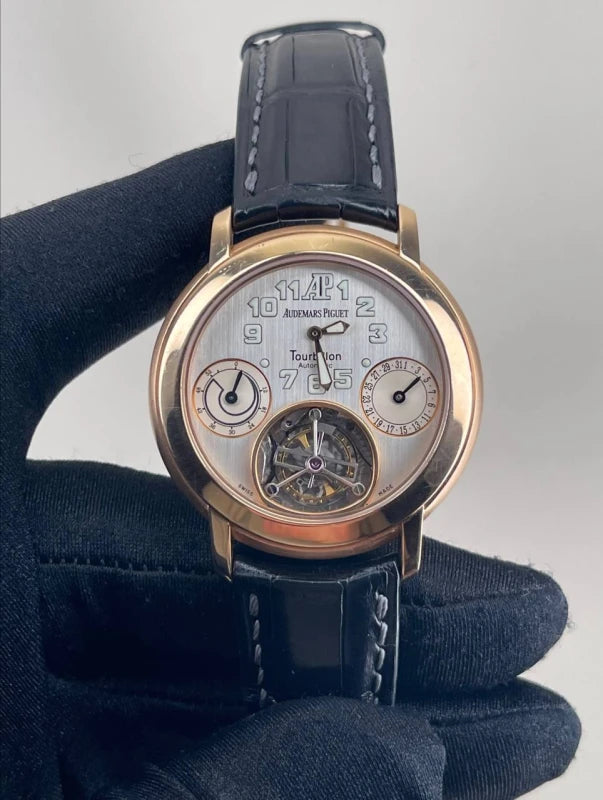 Audemars Piguet Jules Audemars Automatic Tourbillon 18k Rose Gold Men's Watch