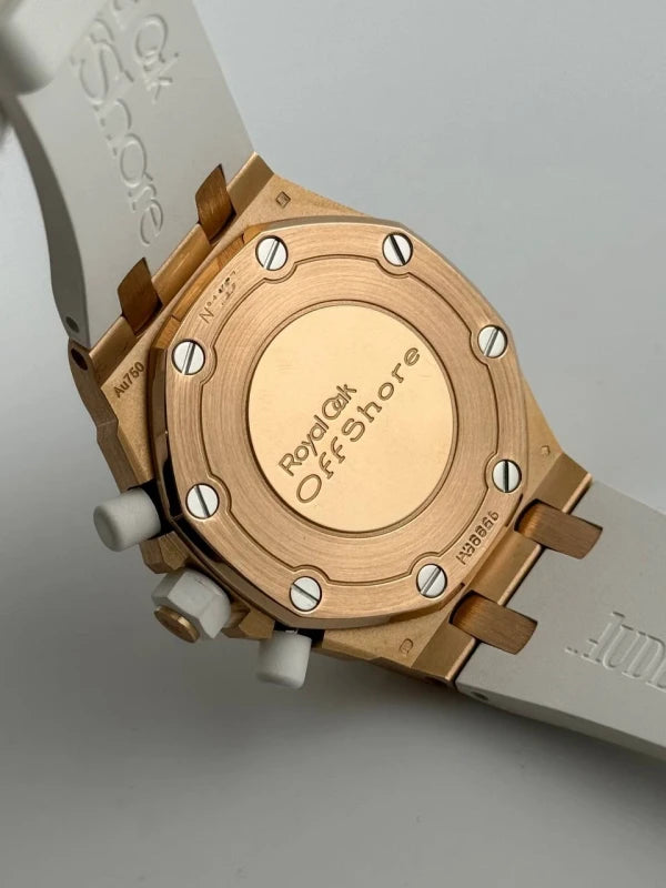Audemars Piguet Royal Oak Offshore Chronograph 18K Rose Gold & Diamonds Ladies Watch