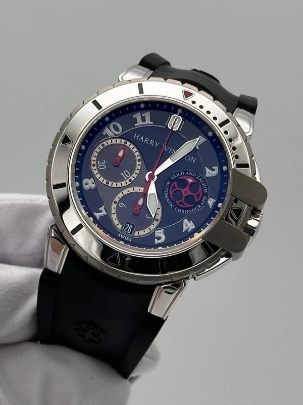 Harry Winston Project Z2 Sport Ocean Chronograph Zalium & 18K White Gold Men's Watch