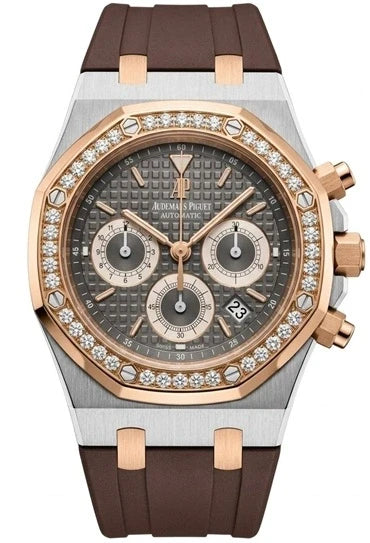Audemars Piguet Royal Oak Chronograph Bucherer 125th Anniversary Stainless Steel & 18k Rose Gold Men's Watch 26313SR.ZZ.D005CR.01