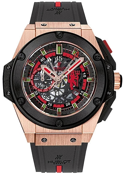 Hublot Big Bang King Power Red Devil Manchester United 18K Rose Gold & Ceramic Men's Watch
