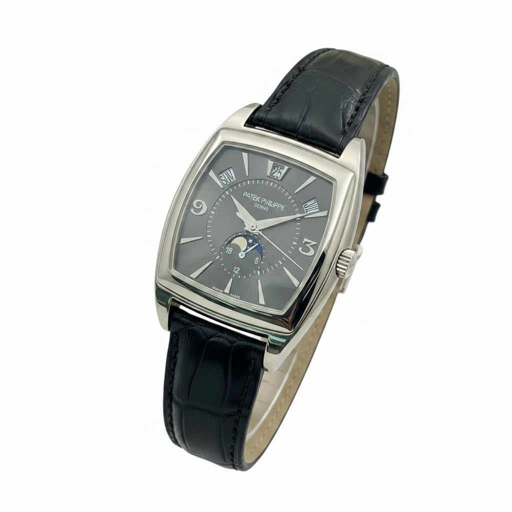 Patek Philippe Gondolo Annual Calendar 18k White Gold Men's Watch 5135G-010
