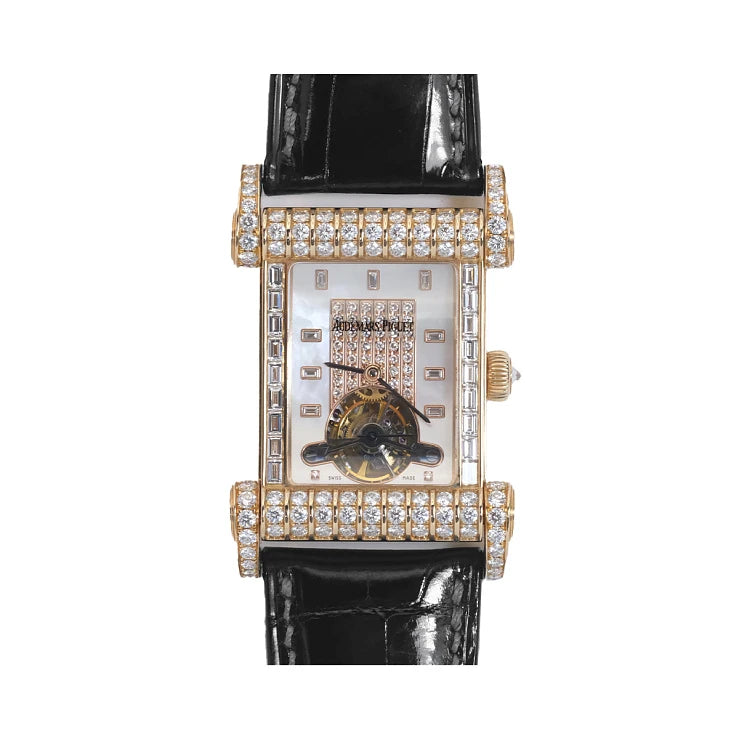 Audemars Piguet Canape Tourbillon 18K Rose Gold & Diamonds Unisex Watch