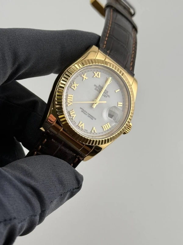 Rolex Datejust 36 Yellow Gold Men's Watch 116138