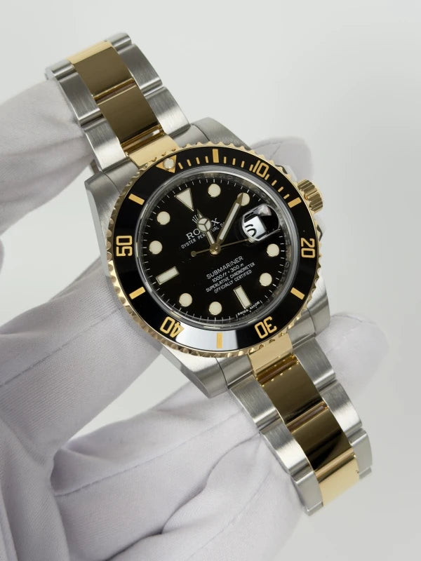 Rolex Submariner Date Stainless Steel & 18k Yellow Gold Men's Watch