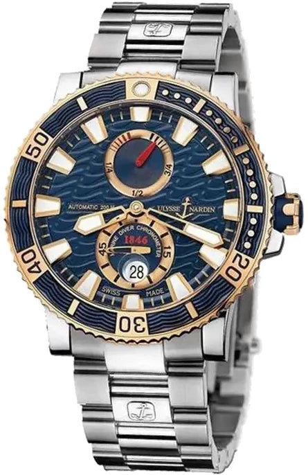 Ulysse Nardin Maxi Marine Diver Titanium and 18K Rose Gold Men's Watch