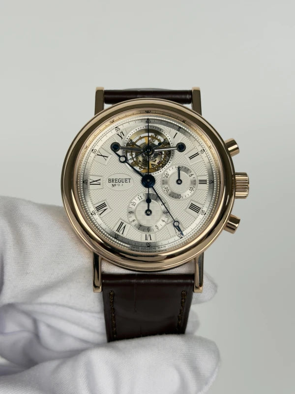 Breguet Classique Chronograph Tourbillon 18K Yellow Gold Men's Watch