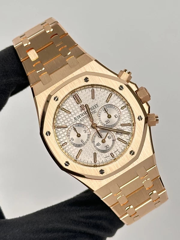 Audemars Piguet Royal Oak Chronograph 18K Rose Gold Men's Watch