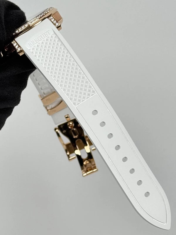 Breguet Marine Chronograph 18K Rose Gold & Diamonds Lady's Watch