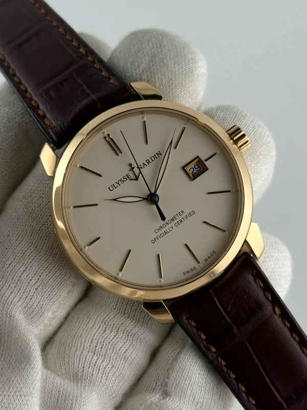 Ulysse Nardin Classico 18k Rose Gold Men's Watch